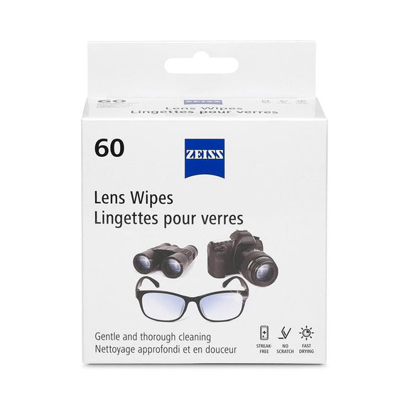 ZEISS Lens Wipes (60 pack)